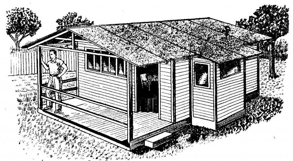 como hacer una casa de madera desarmable - planos de casas - como hacer una casa