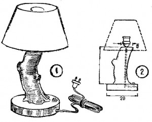 como hacer una lampara
