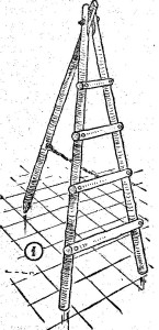 Como hacer una escalera de mano tipo tijera en madera