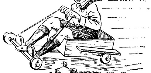 como hacer un carro de madera 1