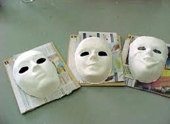 mascaras de yeso